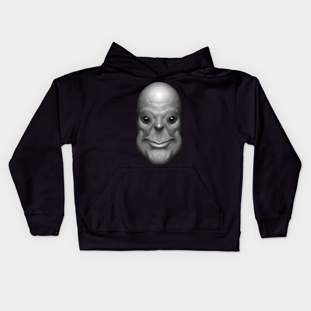 The Grey Goblin Kids Hoodie by ChurchOfRobot